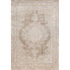 4' X 6' Beige and Gray Medallion Area Rug